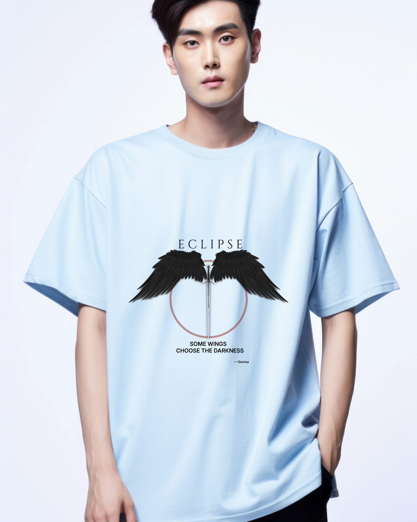 Eclipse Fallen Wings Oversized T-Shirt