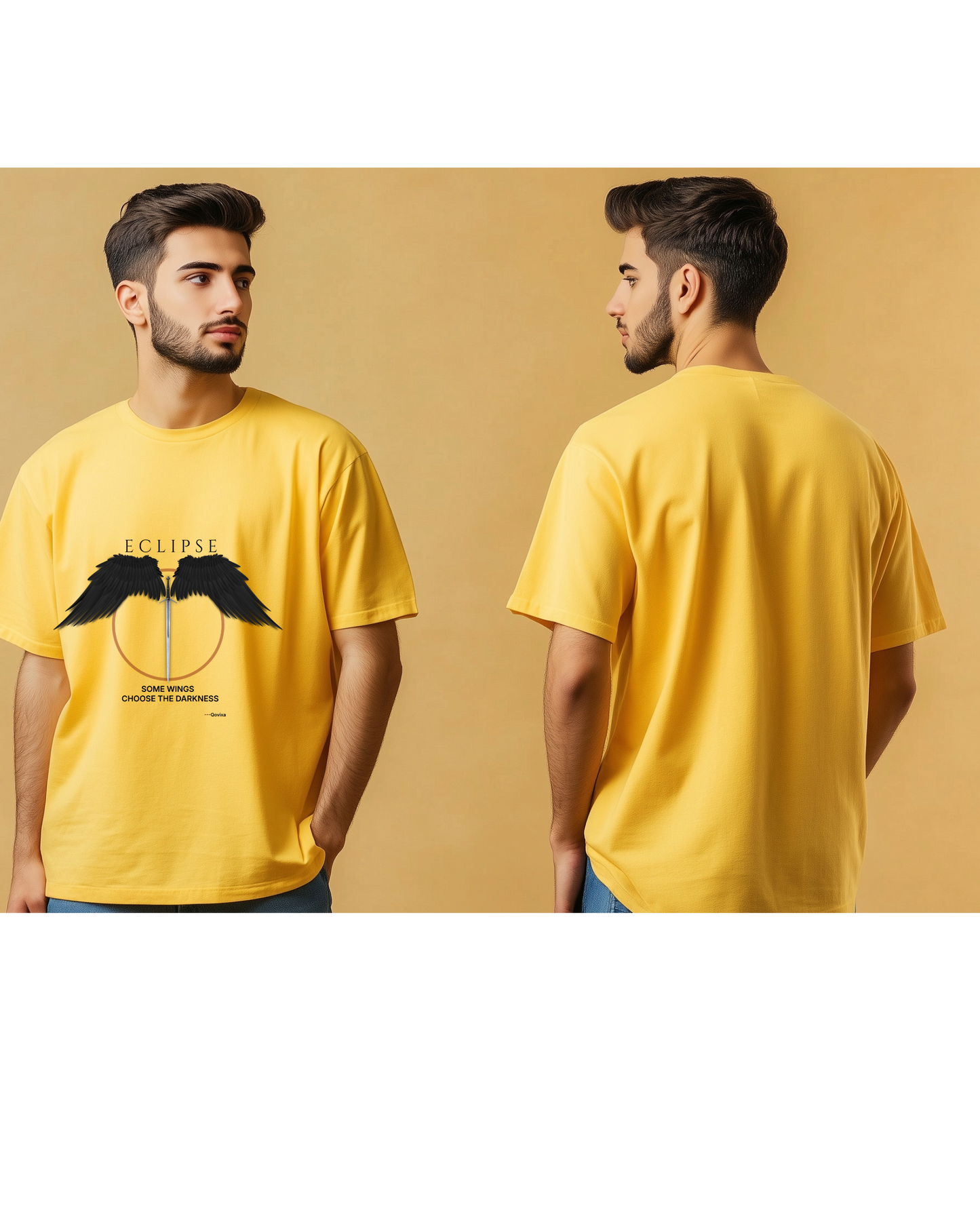 Eclipse Fallen Wings Oversized T-Shirt