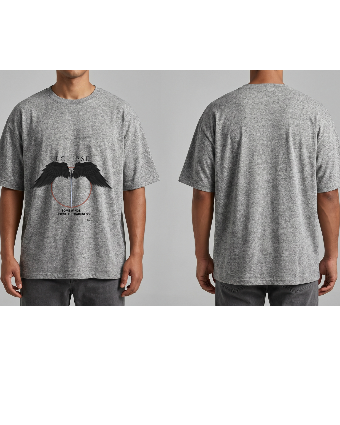 Eclipse Fallen Wings Oversized T-Shirt