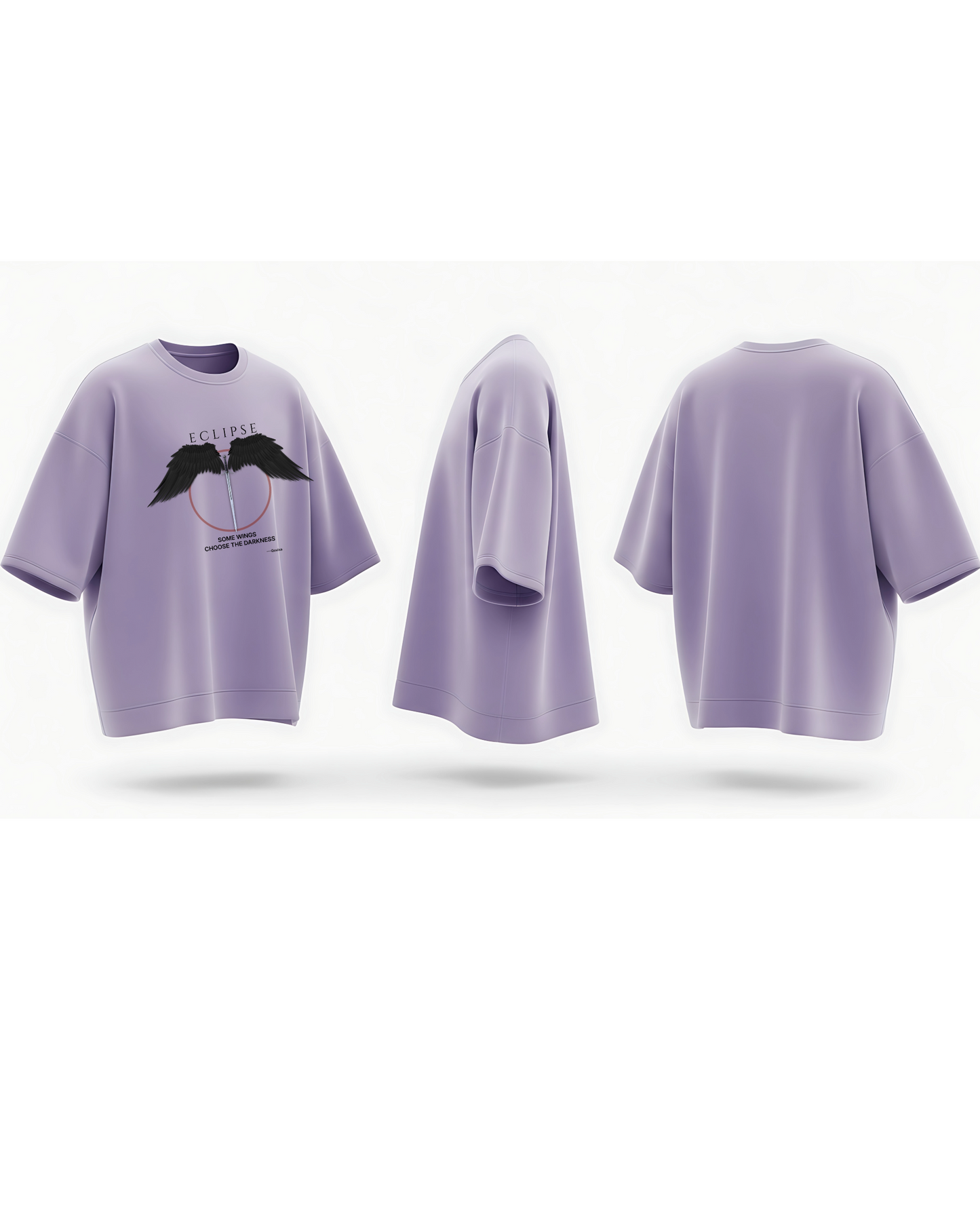 Eclipse Fallen Wings Oversized T-Shirt