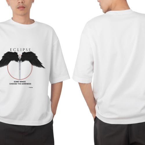 Eclipse Fallen Wings Oversized T-Shirt